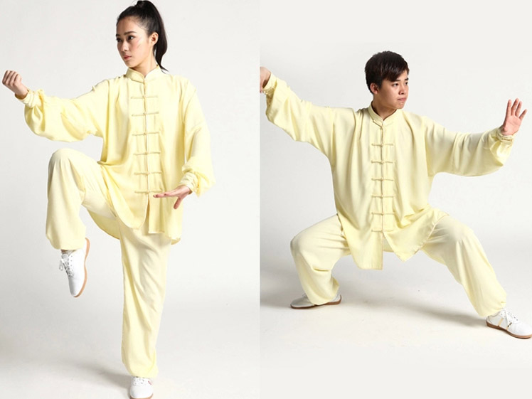 Tai Chi Clothing Long-sleeve Casual Style Linen Suit